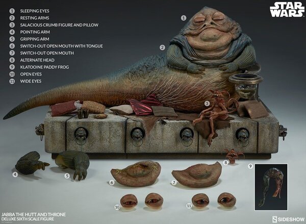 Star Wars Episode VI Action Figure 1/6 Jabba the Hutt