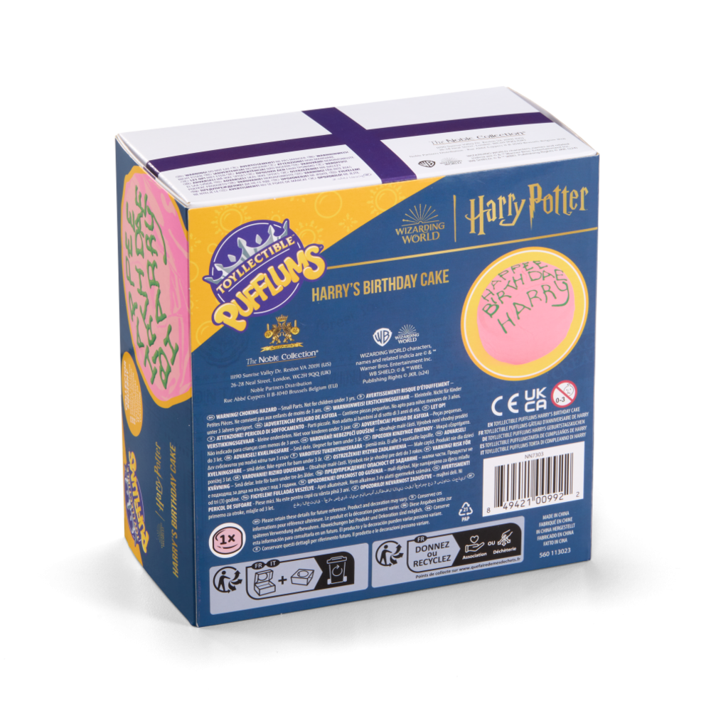 The Noble Collection Harry Potter Pufflums Harry's Birthday Cake The Noble Collection Harry Potter Pufflums Harry's Birthday Cake