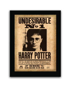 The Noble Collection Harry Potter Undesirable No. 1 Sign 30 cm The Noble Collection Harry Potter Undesirable No. 1 Sign 30 cm