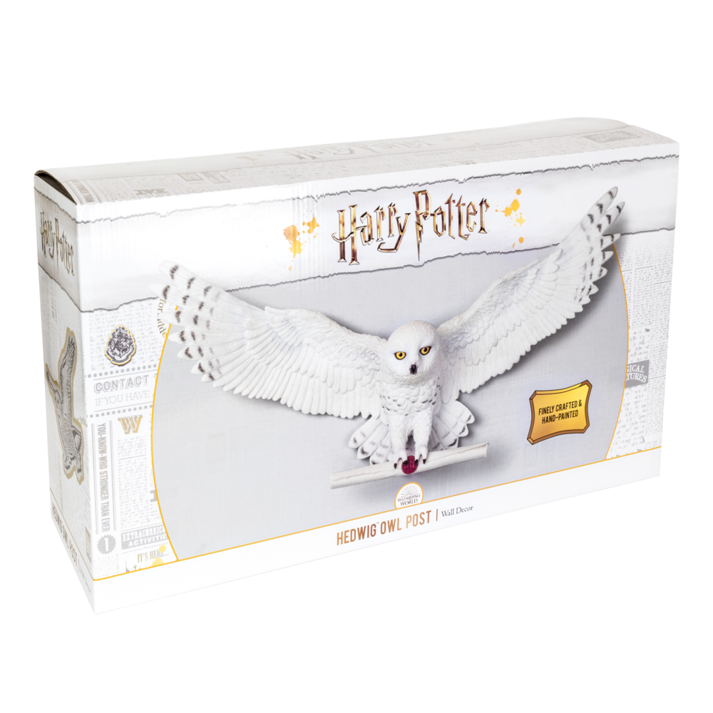 The Noble Collection Harry Potter Hedwig Owl Post Wall Decor 46 cm The Noble Collection Harry Potter Hedwig Owl Post Wall Decor 46 cm