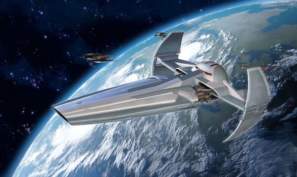 Revell Star Wars Episode I Model Kit 1/120 Darth Maul's Sith Infiltrator 22 cm Revell Star Wars Episode I Model Kit 1/120 Darth Maul's Sith Infiltrator 22 cm