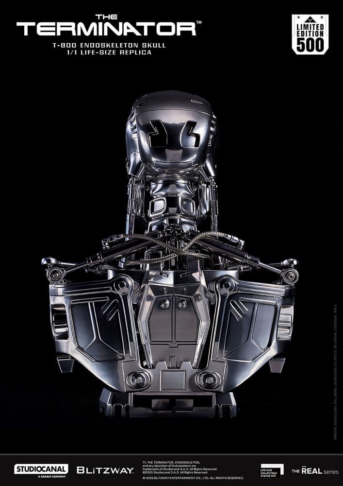 Blitzway The Terminator The Real Series Life Size Bust T-800 Endoskeleton Skull 50 cm Blitzway The Terminator The Real Series Life Size Bust T-800 Endoskeleton Skull 50 cm
