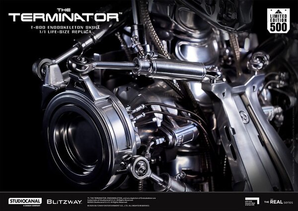 Blitzway The Terminator The Real Series Life Size Bust T-800 Endoskeleton Skull 50 cm Blitzway The Terminator The Real Series Life Size Bust T-800 Endoskeleton Skull 50 cm