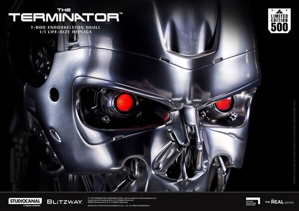 Blitzway The Terminator The Real Series Life Size Bust T-800 Endoskeleton Skull 50 cm Blitzway The Terminator The Real Series Life Size Bust T-800 Endoskeleton Skull 50 cm