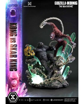 Prime 1 Studio Godzilla x Kong: The New Empire Ultimate Diorama Masterline Series Statue Kong vs Skar King 104 cm Prime 1 Studio Godzilla x Kong: The New Empire Ultimate Diorama Masterline Series Statue Kong vs Skar King 104 cm