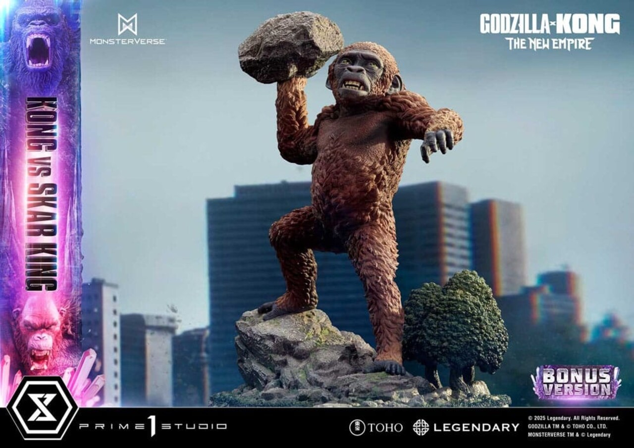 Prime 1 Studio Godzilla x Kong: The New Empire Ultimate Diorama Masterline Series Statue Kong vs Skar King Bonus Version 104 cm Prime 1 Studio Godzilla x Kong: The New Empire Ultimate Diorama Masterline Series Statue Kong vs Skar King Bonus Version 104 cm