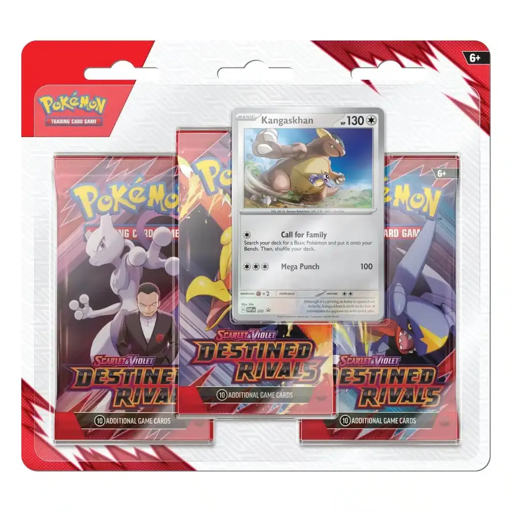 The Pokémon Company Pokémon Scarlet & Violet Destined Rivals Blister (3 Boosters) The Pokémon Company Pokémon Scarlet & Violet Destined Rivals Blister (3 Boosters)