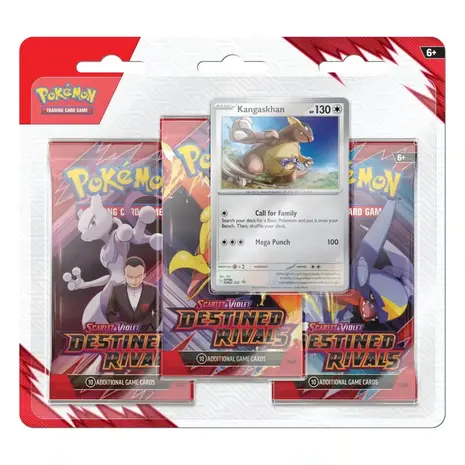 The Pokémon Company Pokémon Scarlet & Violet Destined Rivals Blister (3 Boosters) The Pokémon Company Pokémon Scarlet & Violet Destined Rivals Blister (3 Boosters)