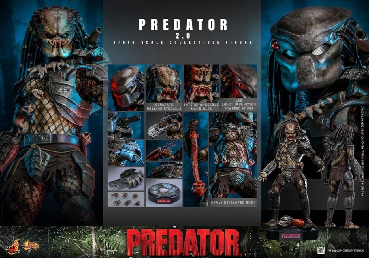 Hot Toys Predator Action Figure 1/6 Predator (2.0) 34 cm Hot Toys Predator Action Figure 1/6 Predator (2.0) 34 cm