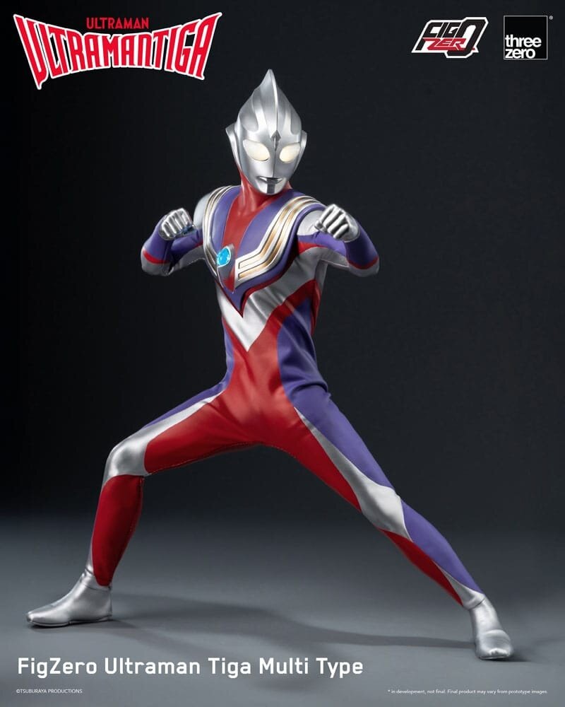 Threezero Ultraman Tiga FigZero Action Figure 1/6 Ultraman Tiga Multi Type 32 cm Threezero Ultraman Tiga FigZero Action Figure 1/6 Ultraman Tiga Multi Type 32 cm