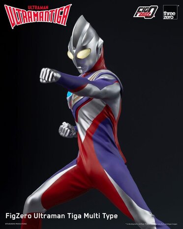 Threezero Ultraman Tiga FigZero Action Figure 1/6 Ultraman Tiga Multi Type 32 cm Threezero Ultraman Tiga FigZero Action Figure 1/6 Ultraman Tiga Multi Type 32 cm