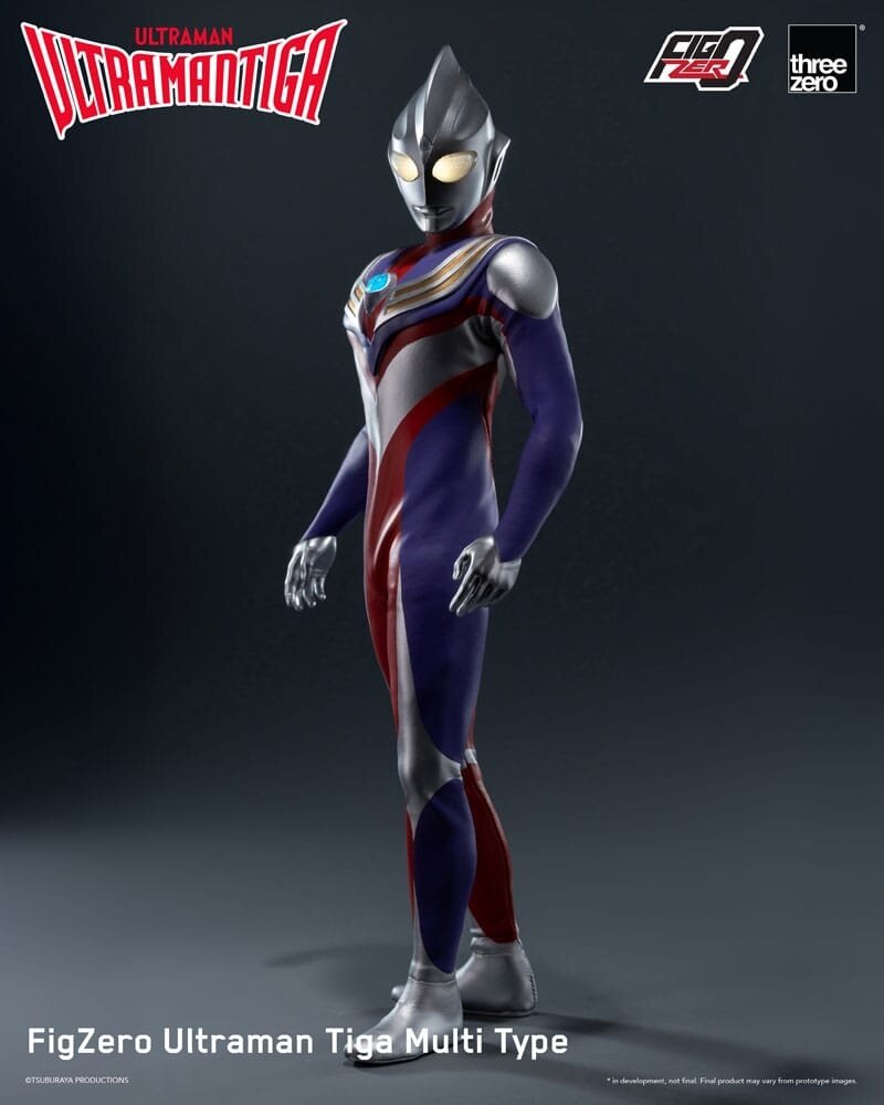 Threezero Ultraman Tiga FigZero Action Figure 1/6 Ultraman Tiga Multi Type 32 cm Threezero Ultraman Tiga FigZero Action Figure 1/6 Ultraman Tiga Multi Type 32 cm