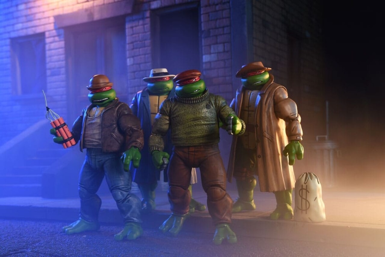 Neca Teenage Mutant Ninja Turtles Action Figure 4 Pack Gangster Turtles 18 cm Neca Teenage Mutant Ninja Turtles Action Figure 4 Pack Gangster Turtles 18 cm