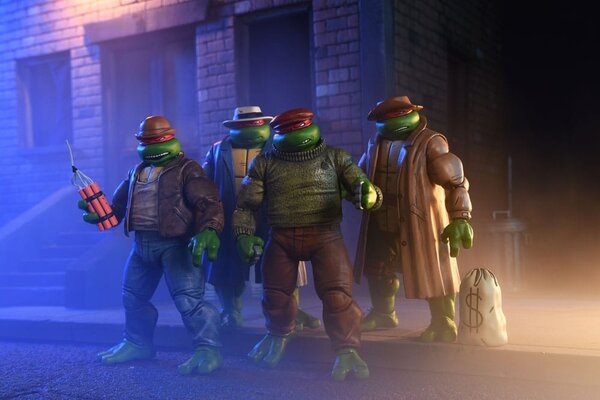 Neca Teenage Mutant Ninja Turtles Action Figure 4 Pack Gangster Turtles 18 cm Neca Teenage Mutant Ninja Turtles Action Figure 4 Pack Gangster Turtles 18 cm