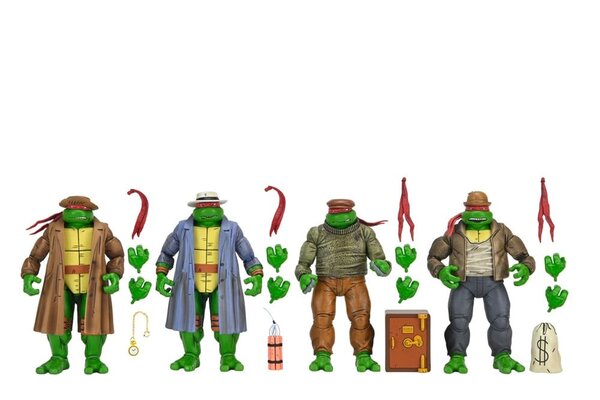 Neca Teenage Mutant Ninja Turtles Action Figure 4 Pack Gangster Turtles 18 cm Neca Teenage Mutant Ninja Turtles Action Figure 4 Pack Gangster Turtles 18 cm