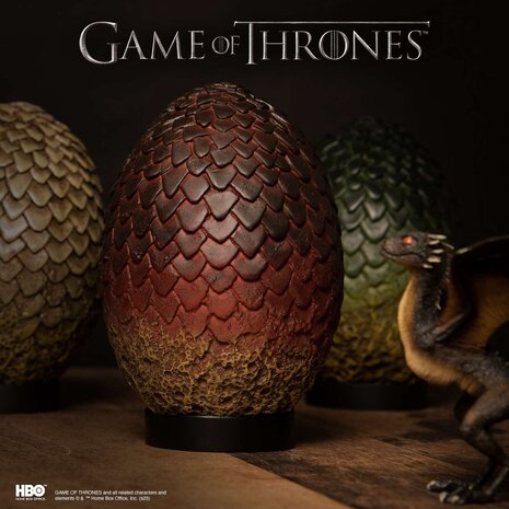 The Noble Collection Game of Thrones Dragon Egg Replica 1/1 Drogon 20 cm The Noble Collection Game of Thrones Dragon Egg Replica 1/1 Drogon 20 cm
