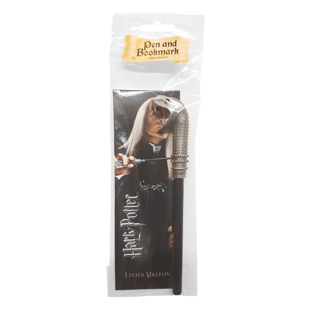 The Noble Collection Harry Potter Lucius Malfoy Pen & Bookmark The Noble Collection Harry Potter Lucius Malfoy Pen & Bookmark