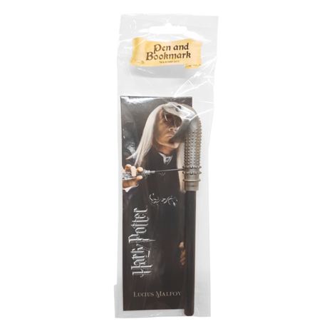 The Noble Collection Harry Potter Lucius Malfoy Pen & Bookmark The Noble Collection Harry Potter Lucius Malfoy Pen & Bookmark