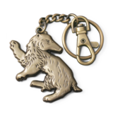 The Noble Collection Harry Potter Hufflepuff Badger Keychain The Noble Collection Harry Potter Hufflepuff Badger Keychain