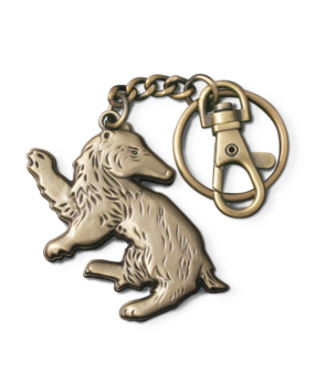 The Noble Collection Harry Potter Hufflepuff Badger Keychain The Noble Collection Harry Potter Hufflepuff Badger Keychain