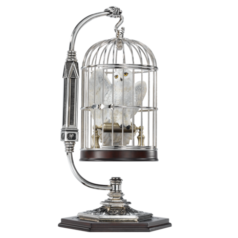 The Noble Collection Harry Potter Beeld Hedwig in Cage The Noble Collection Harry Potter Beeld Hedwig in Cage