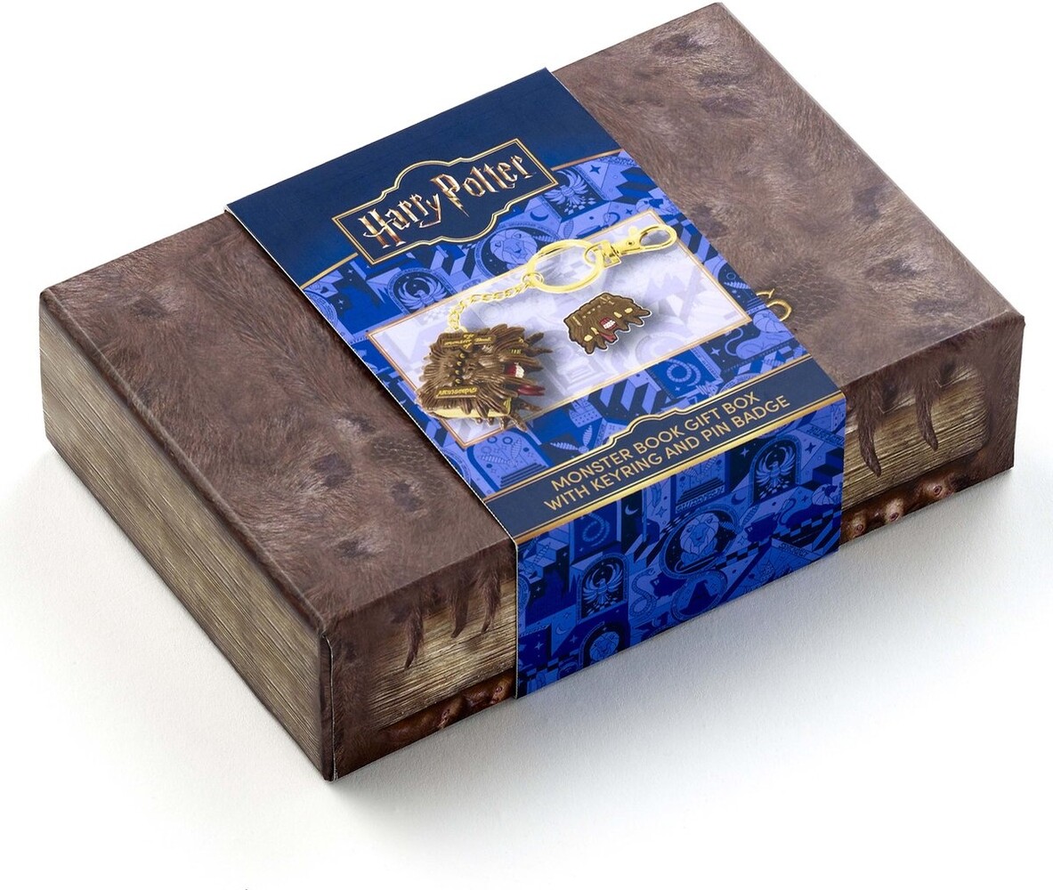 The Carat Shop Harry Potter Monster Book Keychain and Pin Gift Set The Carat Shop Harry Potter Monster Book Keychain and Pin Gift Set