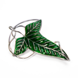 The Noble Collection Le Seigneur des Anneaux Réplique Elven Leaf Brooch (Silver Plated) The Noble Collection Le Seigneur des Anneaux Réplique Elven Leaf Brooch (Silver Plated)