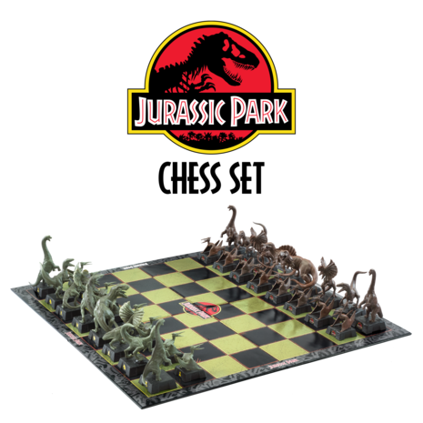 The Noble Collection Jurassic Park Chess Set Dinosaurs The Noble Collection Jurassic Park Chess Set Dinosaurs