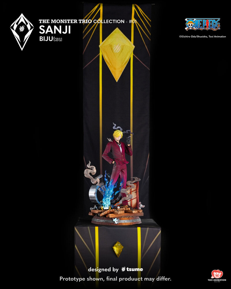 Tsume Art One Piece Statue 1/4 The Monster Trio Collection Sanji Tsume Art One Piece Statue 1/4 The Monster Trio Collection Sanji