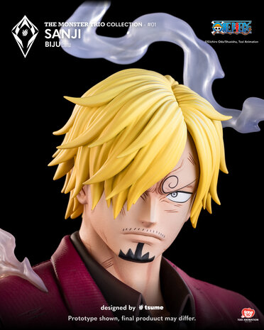 Tsume Art One Piece Statue 1/4 The Monster Trio Collection Sanji Tsume Art One Piece Statue 1/4 The Monster Trio Collection Sanji