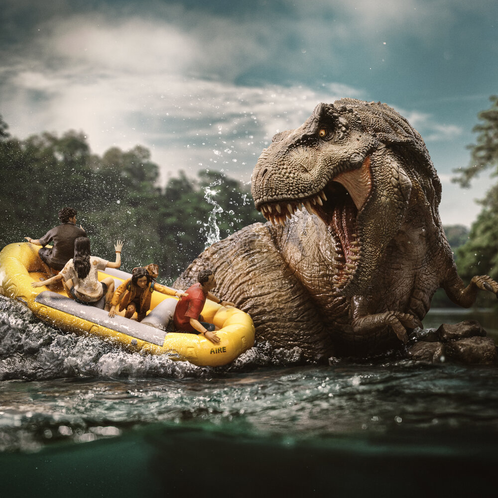 Iron Studios Jurassic World: Rebirth Demi Art Scale Statue 1/20 T-Rex River Attack 22 cm Iron Studios Jurassic World: Rebirth Demi Art Scale Statue 1/20 T-Rex River Attack 22 cm