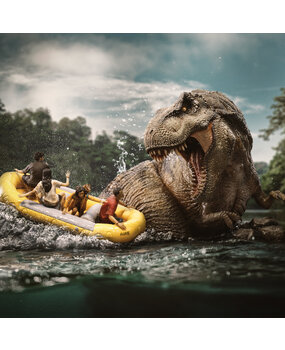 Iron Studios Jurassic World: Rebirth Demi Art Scale Statue 1/20 T-Rex River Attack 22 cm Iron Studios Jurassic World: Rebirth Demi Art Scale Statue 1/20 T-Rex River Attack 22 cm