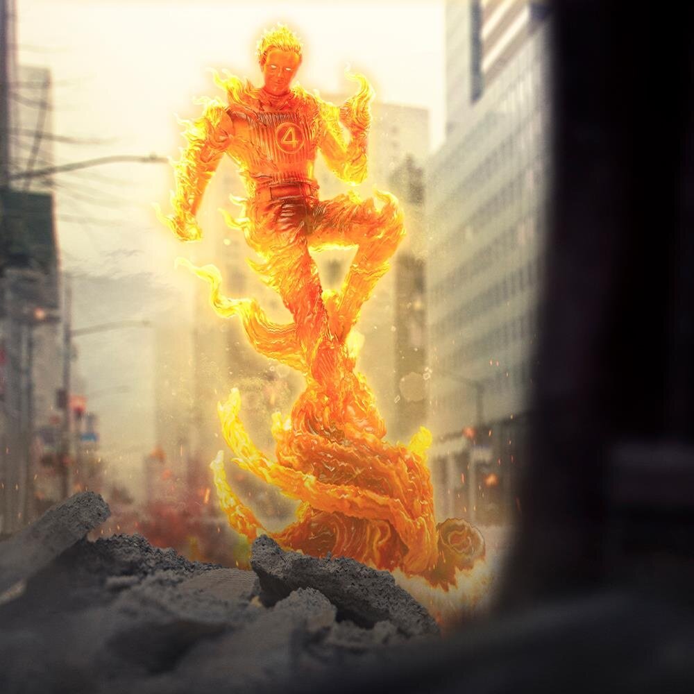 Iron Studios Fantastic Four Art Scale Statue 1/10 Human Torch 30 cm Iron Studios Fantastic Four Art Scale Statue 1/10 Human Torch 30 cm