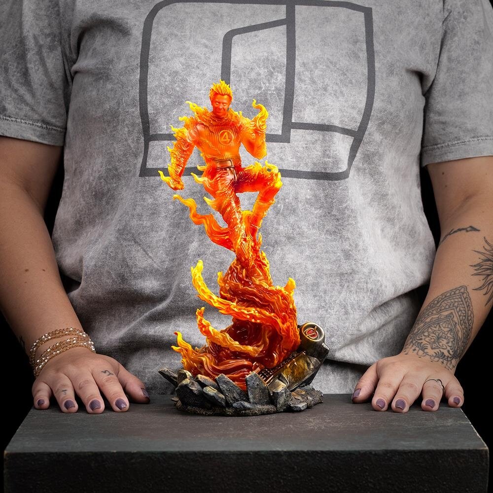 Iron Studios Fantastic Four Art Scale Statue 1/10 Human Torch 30 cm Iron Studios Fantastic Four Art Scale Statue 1/10 Human Torch 30 cm