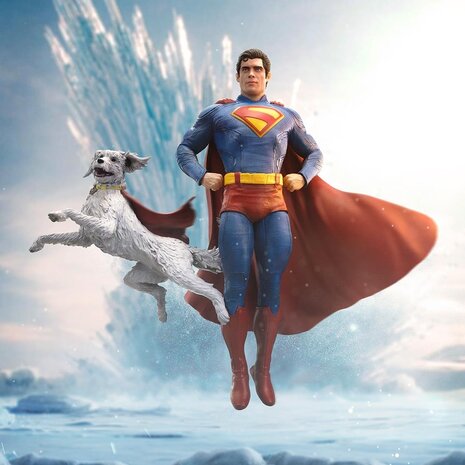 Iron Studios Superman Legacy Art Scale Statue 1/10 Superman & Krypto 32 cm Iron Studios Superman Legacy Art Scale Statue 1/10 Superman & Krypto 32 cm