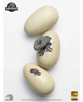 Elite Creature Collectibles Jurassic World Set of 3 Statues 1/2 Hatching Indominus Rex 13 cm Elite Creature Collectibles Jurassic World Set of 3 Statues 1/2 Hatching Indominus Rex 13 cm