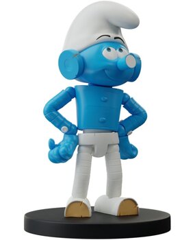 Blue Resin De Smurfen Beeldje Robotsmurf 11 cm Blue Resin De Smurfen Beeldje Robotsmurf 11 cm