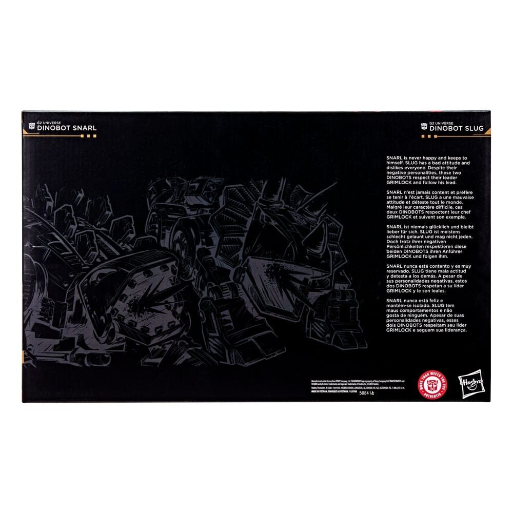 Hasbro Transformers Age of the Primes Leader Class Action Figure G2 Universe Dinobots Snarl & Slug 19 cm Hasbro Transformers Age of the Primes Leader Class Action Figure G2 Universe Dinobots Snarl & Slug 19 cm
