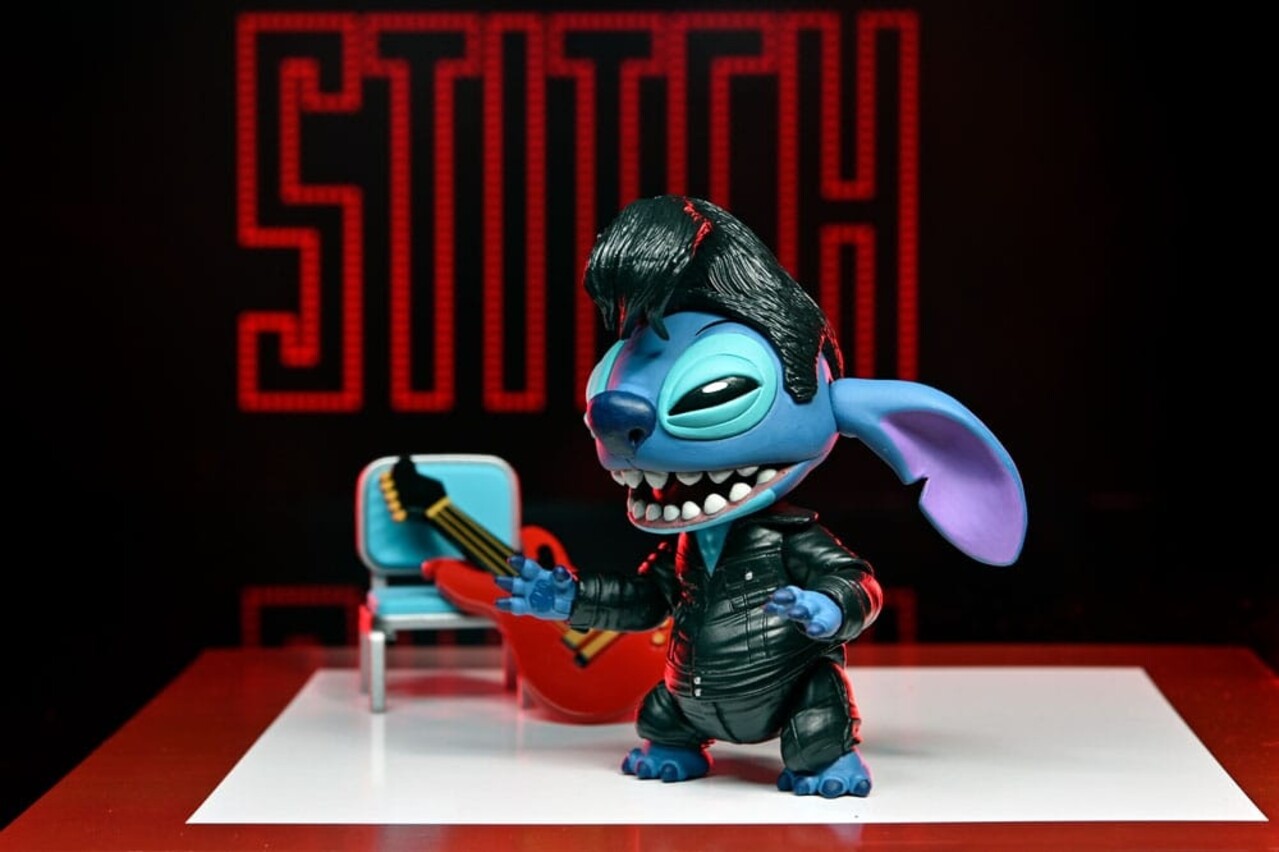 Neca Lilo & Stitch Action Figure Ultimate Singer Elvis Stitch 7 cm Neca Lilo & Stitch Action Figure Ultimate Singer Elvis Stitch 7 cm