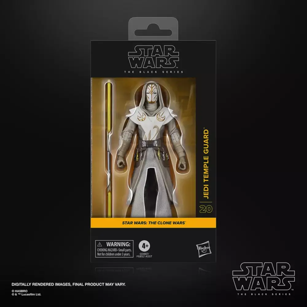 Hasbro Star Wars: The Clone Wars Black Series Action Figure Jedi Temple Guard 15 cm Hasbro Star Wars: The Clone Wars Black Series Action Figure Jedi Temple Guard 15 cm