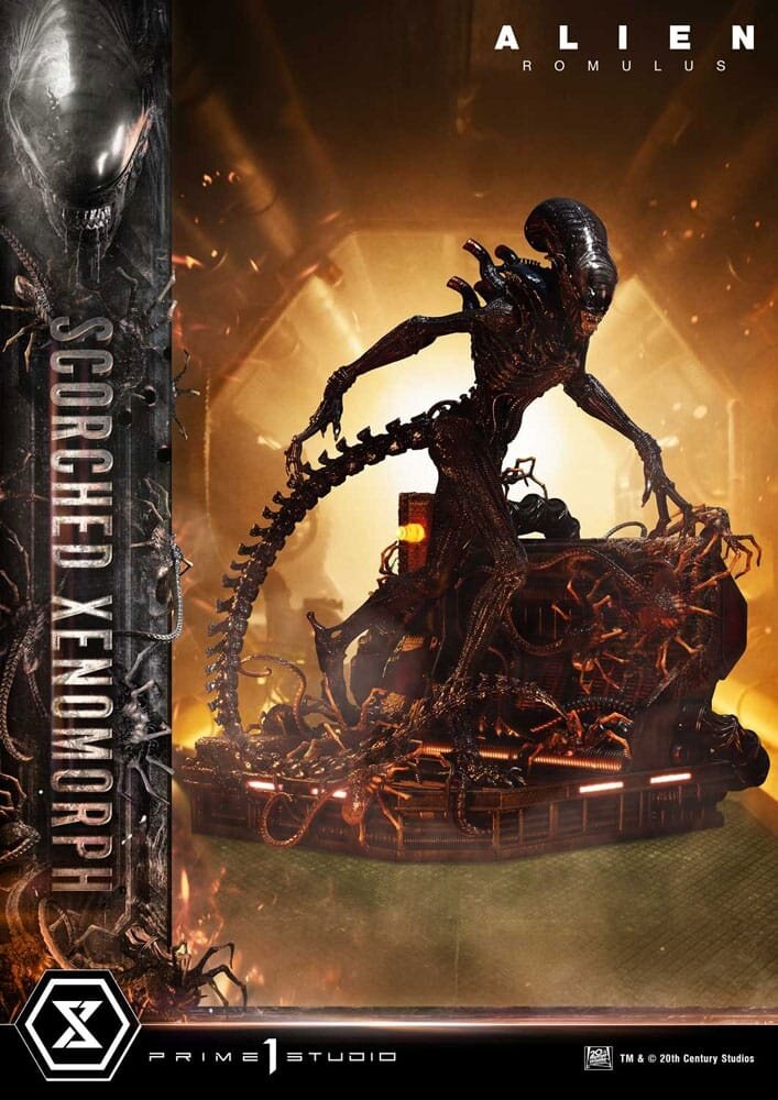 Prime 1 Studio Alien: Romulus Museum Masterline XL Statue 1/3 Scorched Xenomorph 98 cm Prime 1 Studio Alien: Romulus Museum Masterline XL Statue 1/3 Scorched Xenomorph 98 cm