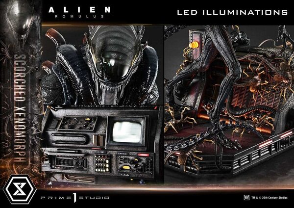 Prime 1 Studio Alien: Romulus Museum Masterline XL Statue 1/3 Scorched Xenomorph 98 cm Prime 1 Studio Alien: Romulus Museum Masterline XL Statue 1/3 Scorched Xenomorph 98 cm