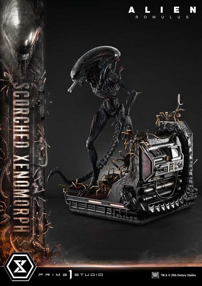 Prime 1 Studio Alien: Romulus Museum Masterline XL Statue 1/3 Scorched Xenomorph 98 cm Prime 1 Studio Alien: Romulus Museum Masterline XL Statue 1/3 Scorched Xenomorph 98 cm
