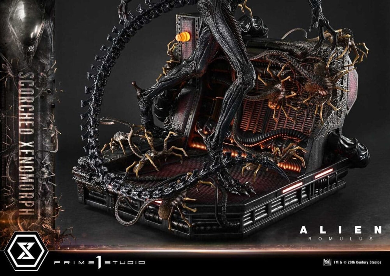 Prime 1 Studio Alien: Romulus Museum Masterline XL Statue 1/3 Scorched Xenomorph Deluxe Version 98 cm Prime 1 Studio Alien: Romulus Museum Masterline XL Statue 1/3 Scorched Xenomorph Deluxe Version 98 cm