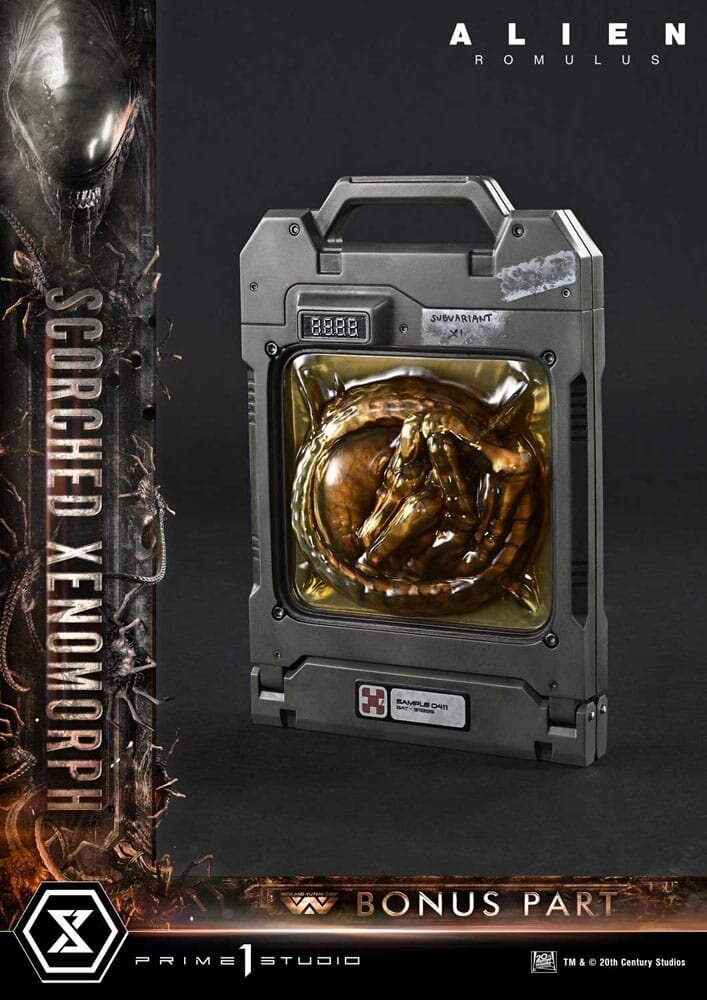 Prime 1 Studio Alien: Romulus Museum Masterline XL Statue 1/3 Scorched Xenomorph Deluxe Bonus Version 98 cm