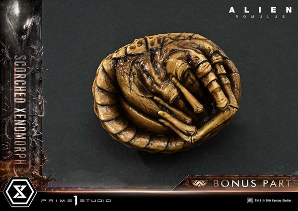 Prime 1 Studio Alien: Romulus Museum Masterline XL Statue 1/3 Scorched Xenomorph Deluxe Bonus Version 98 cm