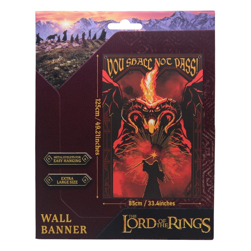 FaNaTtiK Lord of the Rings Balrog Wall Banner 125 x 85 cm FaNaTtiK Lord of the Rings Balrog Wall Banner 125 x 85 cm
