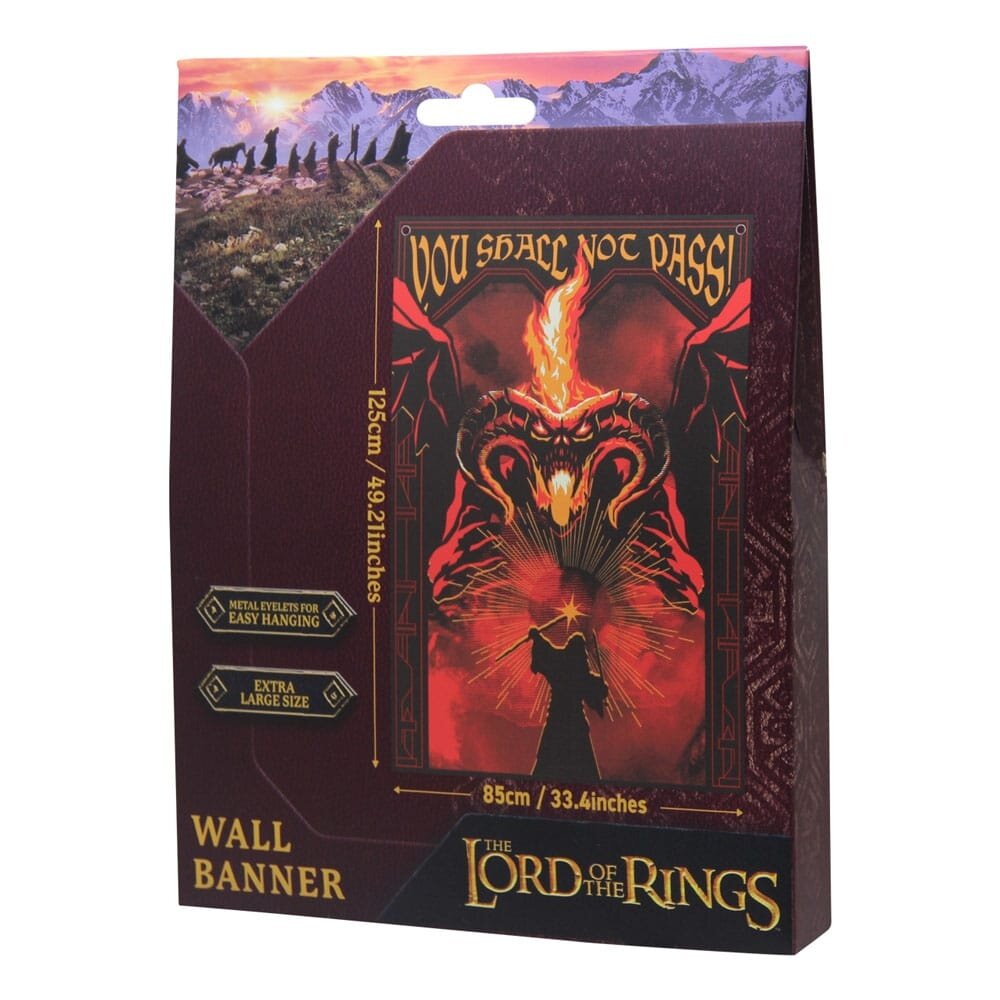 FaNaTtiK Lord of the Rings Balrog Wall Banner 125 x 85 cm FaNaTtiK Lord of the Rings Balrog Wall Banner 125 x 85 cm