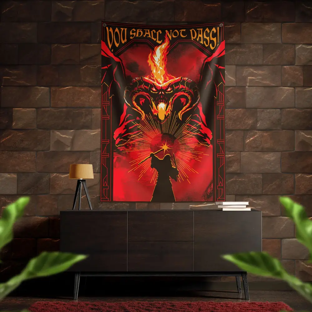 FaNaTtiK Lord of the Rings Balrog Wall Banner 125 x 85 cm FaNaTtiK Lord of the Rings Balrog Wall Banner 125 x 85 cm