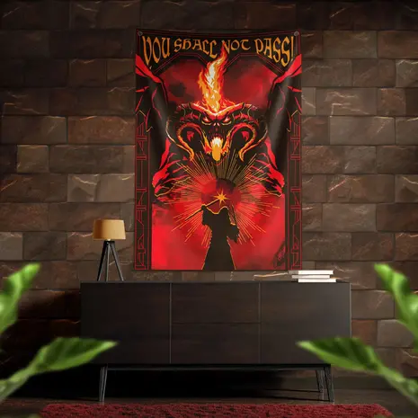 FaNaTtiK Lord of the Rings Balrog Wall Banner 125 x 85 cm FaNaTtiK Lord of the Rings Balrog Wall Banner 125 x 85 cm